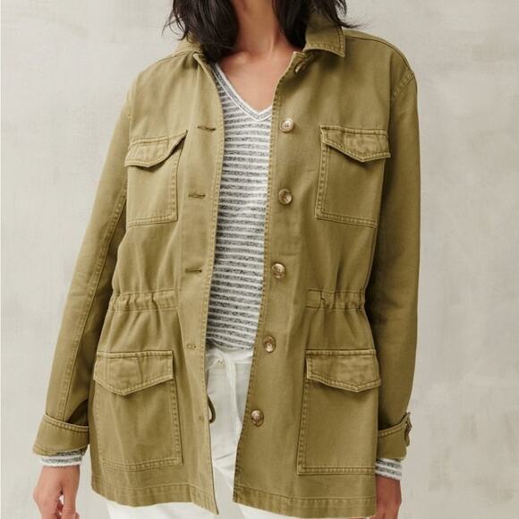 Lucky Brand Green Chore Jacket Medium Utility New - Picture 11 of 12